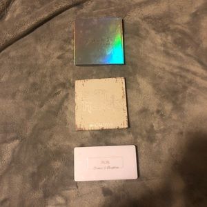 Highlight and bronzer palettes bundle (3)